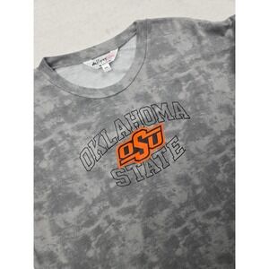 Flying Colors Oklahoma State OSU Tie Dye Gray Long Sleeve Sweatshirt XXL